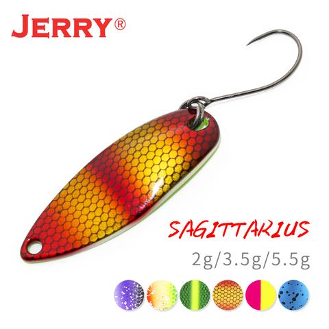 Jerry stream&area trout spoons small light weight spinners high quality fishing lures single hooks hard lures ► Photo 1/6