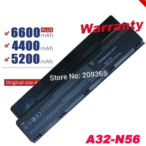 Laptop Battery A31-N56 A32-N56 A33-N56 For Asus N56 N56D N56D N56DY N56J N56JK N56VM N56VV N56VZ N56JN N56JR N56V N56VB N56VJ ► Photo 1/2