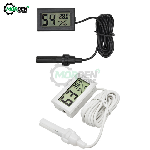 Mini LCD Digital Temperature Humidity Sensor Meter 1.5m Thermometer Hygrometer Temperature Controller Soil Moisture Detector ► Photo 1/6