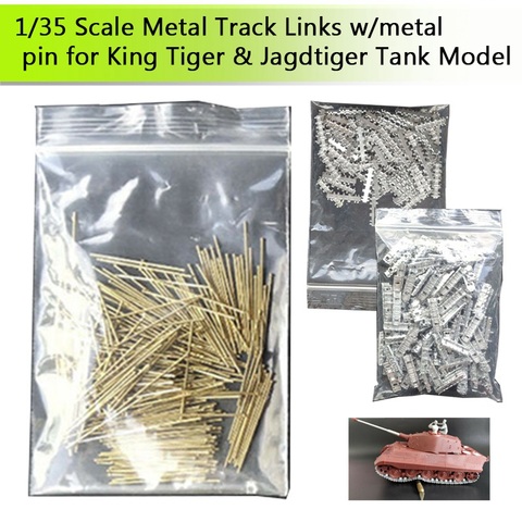 1/35 Scale Metal Track Links w/metal pin for King Tiger & Jagdtiger Tank Model SX35001 ► Photo 1/6