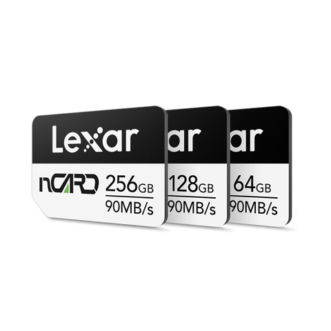 New Lexar nCARD 256GB 128GB 64GB Original Nano Memory Card Mobile Phone NM Card Max 90MB/s For HUAWEI P30 Mate 20 ► Photo 1/6