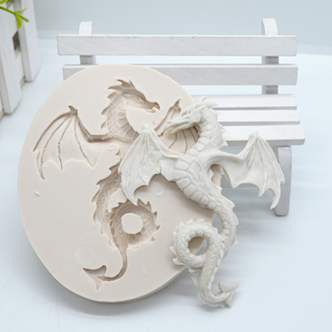Luyou 3D Dragon Silicone Resin Molds Pastry Fondant Mould Wedding Cake Decoration Tools Kitchen Baking Accessories FM1883 ► Photo 1/5