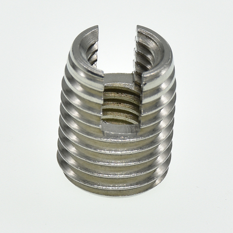 M2 M2.5 M3 M4 M5 M6 M8 M10 M12 stainless steel Threaded Inserts Metal Thread Repair Insert Self Tapping Slotted Screw Threaded ► Photo 1/4