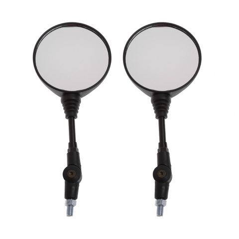2022 New 1Pair Universal Folding Motorcycle Side Rearview Mirror 10mm For Yamaha for Honda ► Photo 1/6