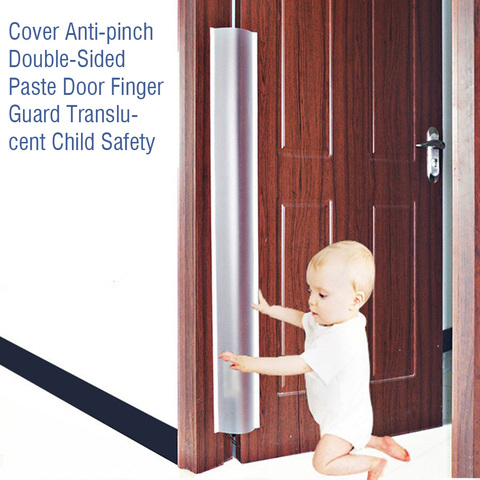 Cover Translucent Protection Strip Edge Corner Child Safety Home Kindergarten Double-Sided Paste Door Finger Guard Anti-Grip ► Photo 1/6