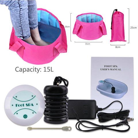 Foot Bath Detox Machine Foot Massage Aqua Cell Spa Ion Cleanse Ionic Detox Foot Detox Arrays Aqua Spa Relief Pain Foot Massager ► Photo 1/6