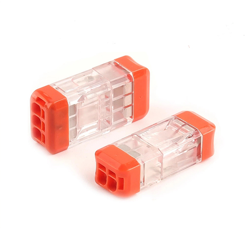 Mini Quick Wire Connector 2/3pin Docking  Universal Compact Electrical led light Connectors Push-in Butt Conductor Terminal Bloc ► Photo 1/6