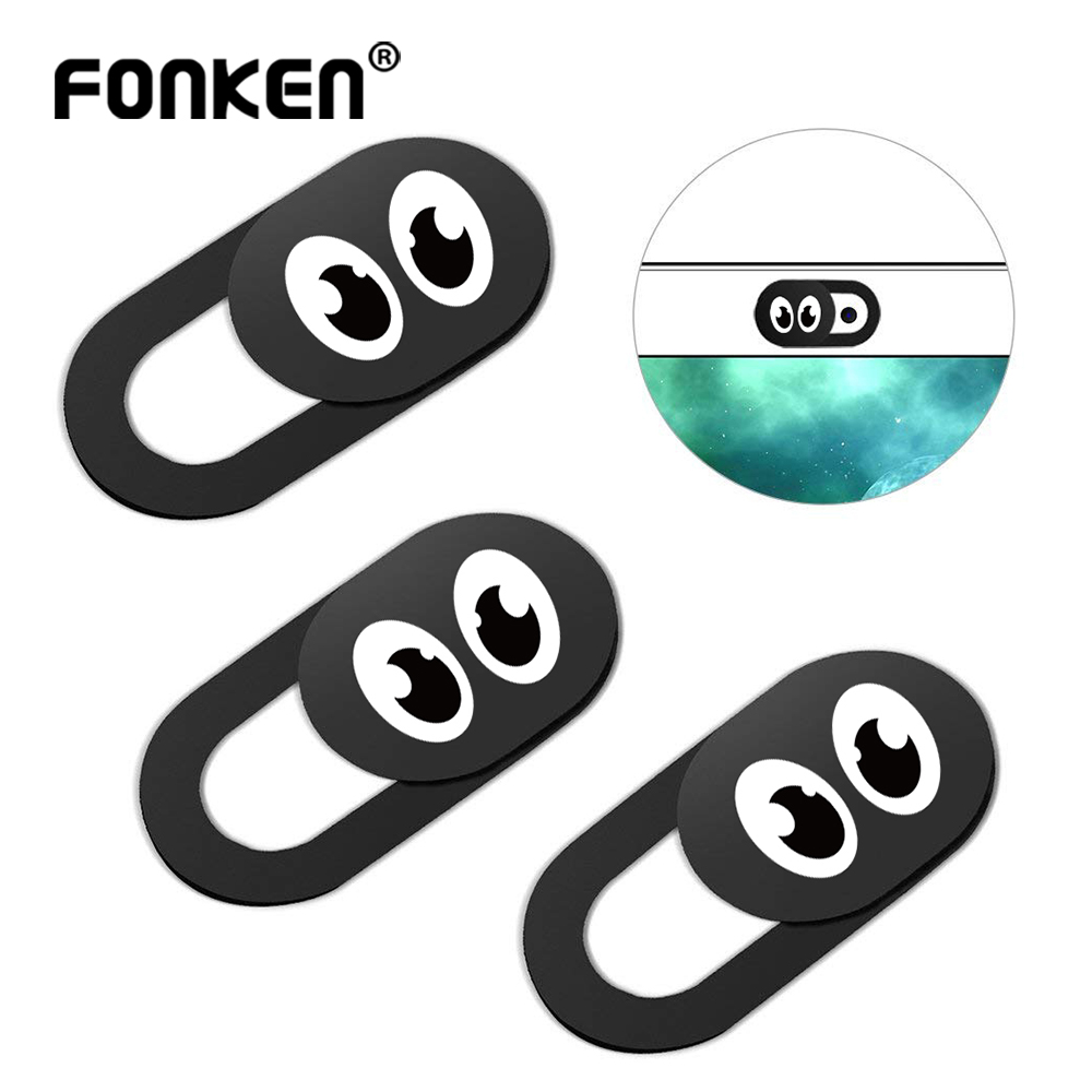 FONKEN Universal Webcam Cover Phone Lenses Antispy Camera Cover For iPad Macbook Web Laptop PC Tablet Privacy Sticker For Xiaomi ► Photo 1/6