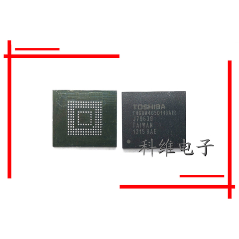 1pcs/lot THGBMDG5D1LBAIL THGBM4G5D1HBAIR mobile phone chip 153 balls 4G emmc font ► Photo 1/4