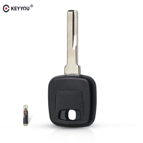 KEYYOU Replacement Key Shell Fit For VOLVO S40 V40 S60 S80 XC70 Key Blank Remote Key Case Uncut HU56R Blade Fob ID48 ID44 Chip ► Photo 1/6