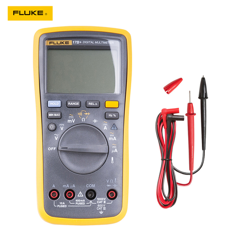 Fluke 17B+ Auto Range Digital Probe Multimeter Meter Temperature & Frequency ► Photo 1/6