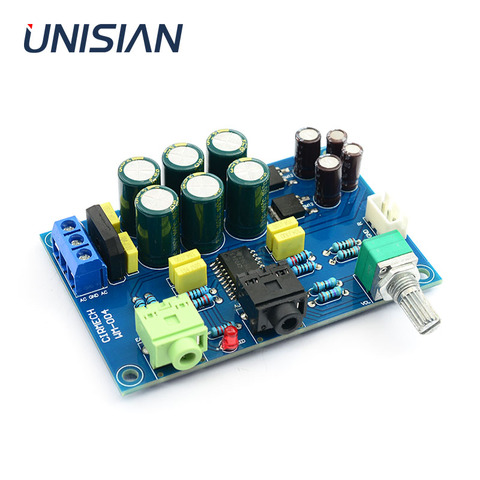 UNISIAN TPA6120A2 headphone amplifier board TPA6120 2.0 channels MINI HIFI high fidelity Audio earphone Amplifiers ► Photo 1/6