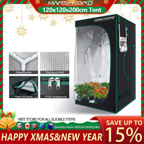 1680D Marshydro Grow Tent/Box 120*120*200 cm for Hydroponics Indoor LED Grow System ► Photo 1/6