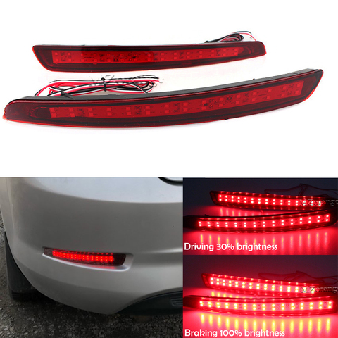 Newest!!! tail light LED Rear Bumper Reflector Brake Light Car Styling For Ford Mondeo Fusion 4 2011 2012 2013 Warning Light ► Photo 1/6