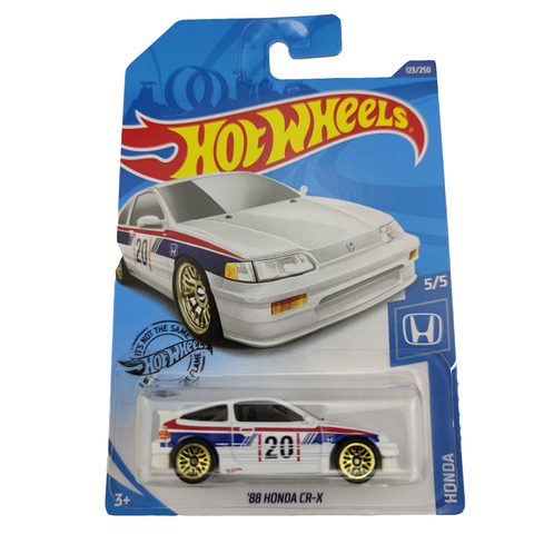 2022-123 Hot Wheels 1:64 Car 88HONDA CR-X  Metal Diecast Model Car Kids Toys Gift ► Photo 1/3