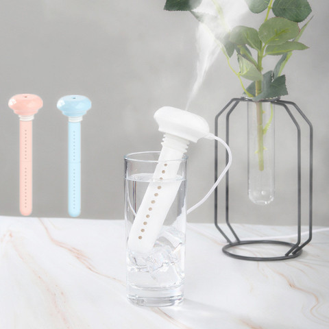 Adjustable Height USB Air Humidifier Bottle Aroma Oil Diffuser Mini Ultrasonic White Donut Car Fogger Mist Maker for Home Office ► Photo 1/6