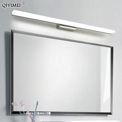 led mirror light stainless steel AC85-265V Modern Wall lamp bathroom lights 40cm 60cm 80cm 100cm 120cm wall sconces apliques ► Photo 1/6