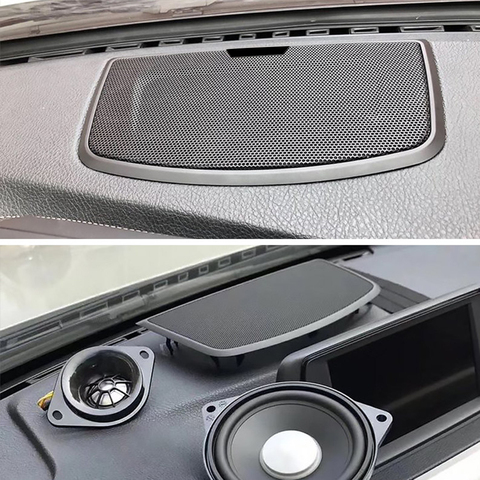 Car center console speaker cover For BMW F10 F30 F32 F34 G30 series high quality audio loudspeaker decor protection build ► Photo 1/6