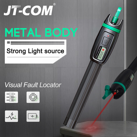 30km Metal Visual Fault Locator Red Light Source Fiber Optic Cable Tester Tool FC/ST/SC patch cord Test Tool Red Laser Light ► Photo 1/6
