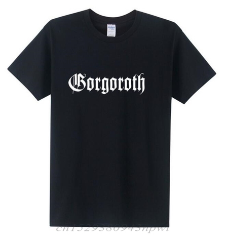 GORGOROTH T Shirts Men Rock Band Thrash Black DEATH HEAVY METAL PUNK Rap Twilight of the Idols T-shirt ► Photo 1/6