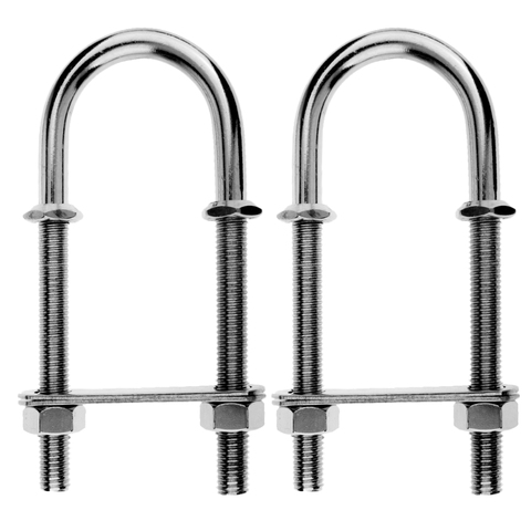 2pcs 304 Stainless Steel Bow Stern Eye U Bolt Boat Marine U Screw  M12 ► Photo 1/6