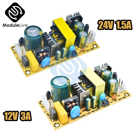 AC-DC 12V 3A 24V 1.5A  36W Switch Switching Power Supply Module Bare Circuit 220V to 12V 24V 12V3A 24V1.5A  Board Tool ► Photo 1/6