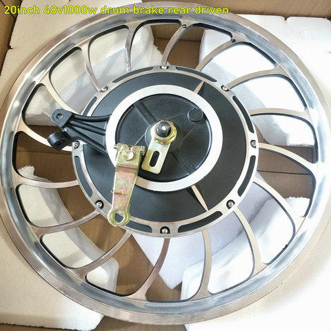 20inch BLDC hub motor gearless with wheel rear driven 36V48V60v72v350w500w1000w electric scooter bike motorcycle MTB DIY PARTS ► Photo 1/6