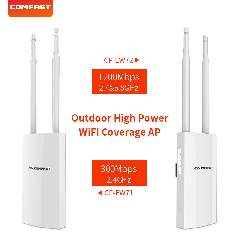 COMFAST Outdoor Wireless Router CPE 300Mbps/1200Mbps WIFI Network Bridge 