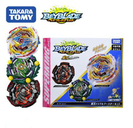 Original Takara Tomy Beyblade Burst SuperKing B-171 Superking Triple Booster Set 172 Booster World Spriggan.U' 2B ► Photo 1/6