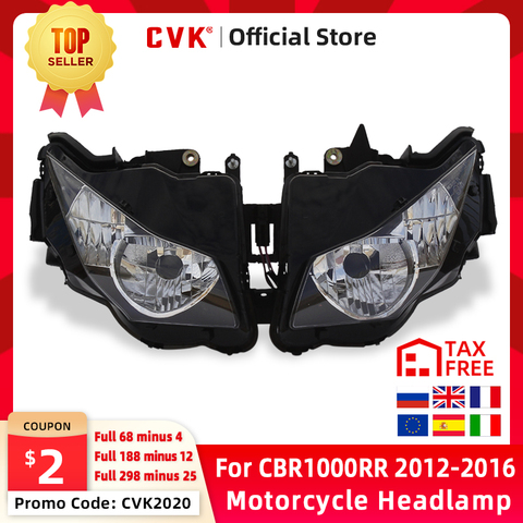 CVK Motorcycle Headlight Headlamp Head Light For HONDA CBR1000RR 2012 2013 2014 2015 2016 CBR1000 CBR 1000RR Head Lamp Parts ► Photo 1/6