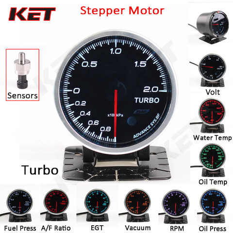 Defi Auto Gauge Meter Water temperature Oil Temperature Oil Pressure RPM Tachometer Vacuum Turbo Boost With Electronic Sensors ► Photo 1/6