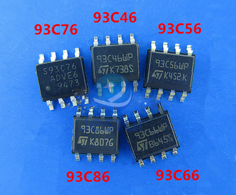 10pcs  93C46 93C56 93C66 93C76 93C86WP 93C86 SOP8 Car instrument storage ic chip ► Photo 1/5