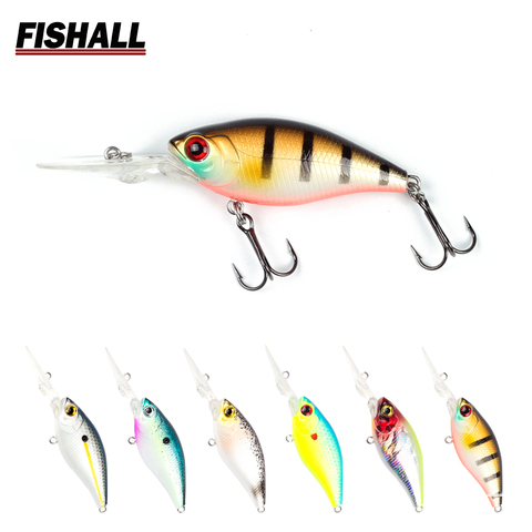 Crank Lure Bait 40mm 60mm 70mm 5.5g 8g 20g Deep Diving Crankbait Floating Depth 1.5m 2.0m 3.0m with Long Lip Bill ► Photo 1/6