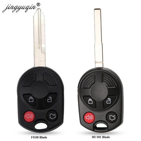 jingyuqin 4 Buttons Remote Key Shell Case Fob For Mercury FORD Edge Escape Expedition Flex Fusion Mustang Taurus Lincoln ► Photo 1/5