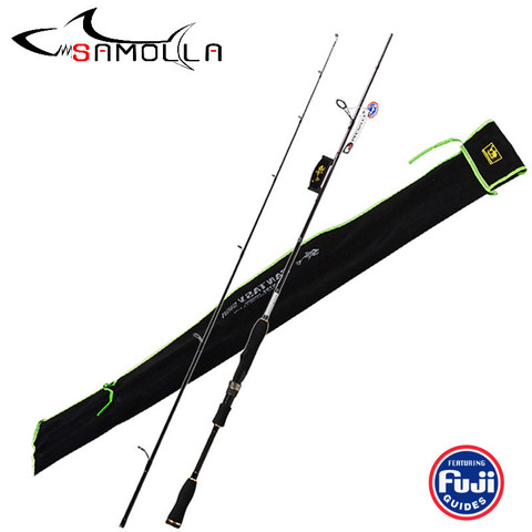 Casting Spinning Fishing Rod 2 Sec Fugi Accessories Carbon Lure Rods Vara De Pesca Olta Rod Canne A Peche Canne A Peche Carbonne ► Photo 1/6