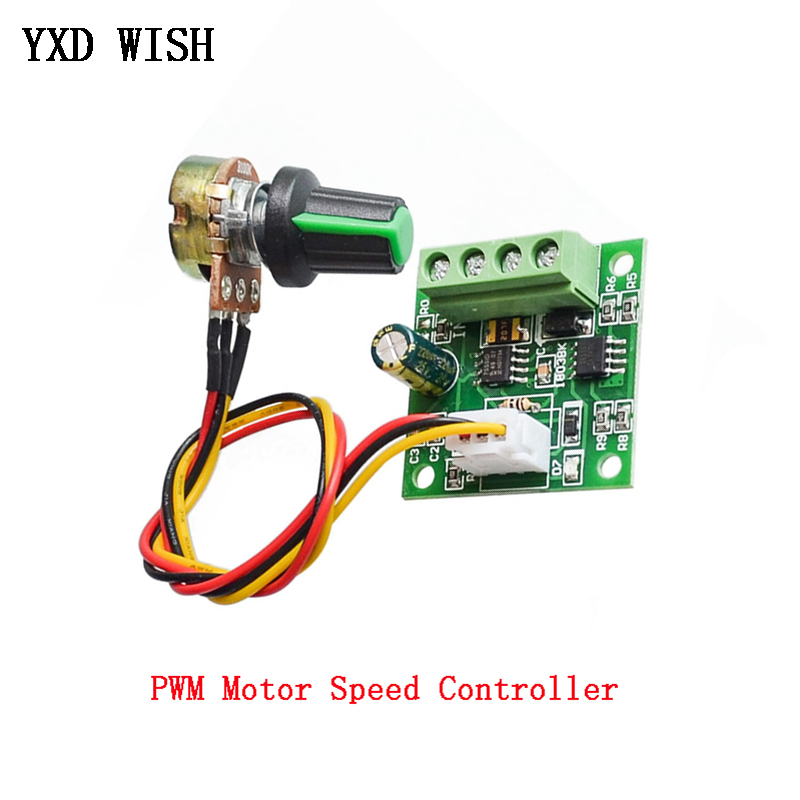 Low Voltage DC PWM Motor Speed Controller Module 1.8V 3V-5V-6V 12V 2A Regulator 