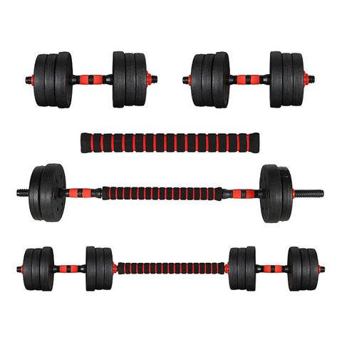 40/50cm Dumbbell Rod Solid Steel Weight Lifting Spinlock Dumbbell Bars With Connector Gym Home Fitness Workout Barbells Handles ► Photo 1/6