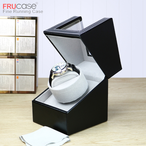 FRUCASE Single Watch Winder for automatic watches watch collector box storage battery support ► Photo 1/6