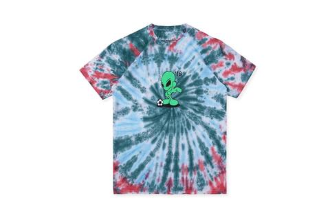 19SS Astroworld Tshirts Men Women Alien Football Print Tie Dye Astroworld T-shirt  Streetwear Hip Hop ASTROWORLD T Shirt ► Photo 1/6