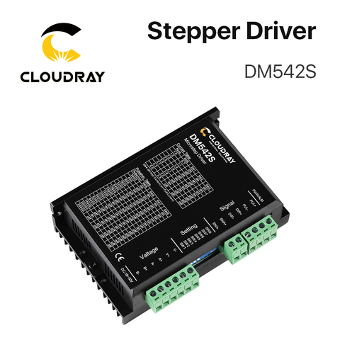 Cloudray 2-Phase Stepper Motor Driver DM542S Supply Voltage 18-50VDC Output 1.0-5.0A Current ► Photo 1/6