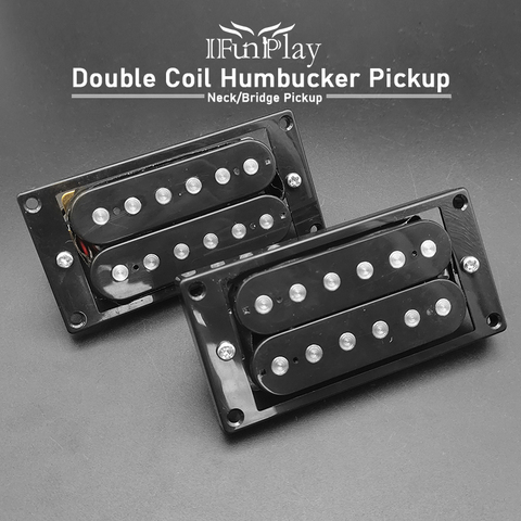 Electric Guitar Pickup Humbucker Double Coil LP Electric Guitar Pickups 50/52mm Neck Bridge Pickup with installing Frame ► Photo 1/6