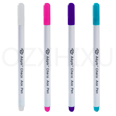 4pcs Water Erasable Pens Fabric Marking Pencil Grommet Ink Soluble Markers  For Cross Stitch