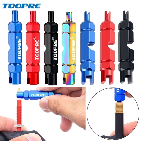 Bike Valve Extension Rod Multifunction MTB Bike Road Valve Core Remover Anti-slip Air Valve Spanner Disassembly Tool Accessory ► Photo 1/6