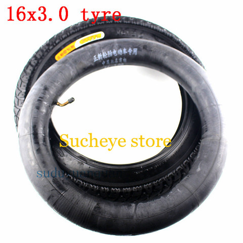 High quality 16 inch electric bicycle tire inner tube 16x3.0 '' Electric Bicycle tire bike Tricycle car electric car wheel tyre ► Photo 1/6