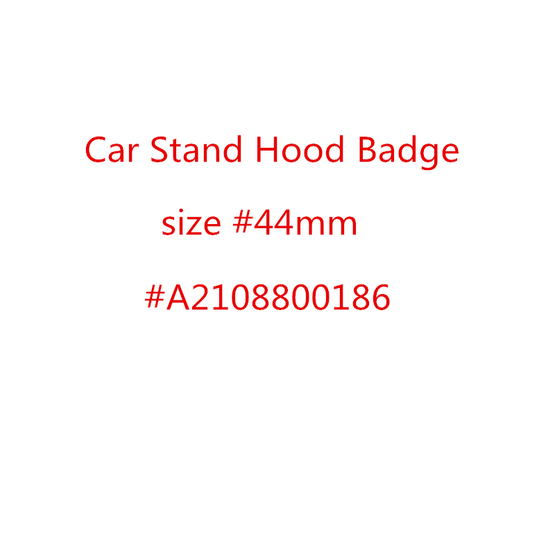 Star Emblem Badge 44mm blue Bonnet benz Standing For Mercedes Bonnet A2108800186