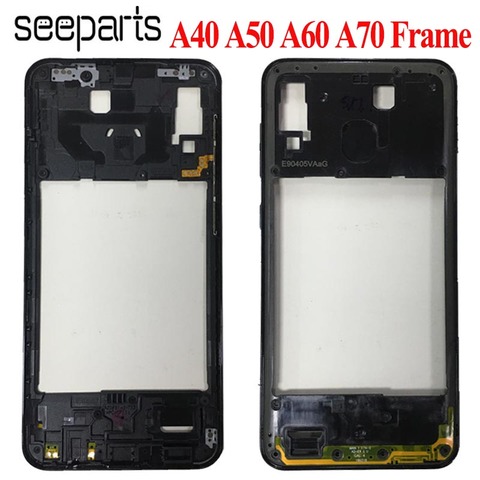 For Samsung Galaxy  A40 A50 A60 a70  Middle Frame Housing Case A405 A505 A606 A705 Middle Frame Bezel Middle Plate Replacement ► Photo 1/5