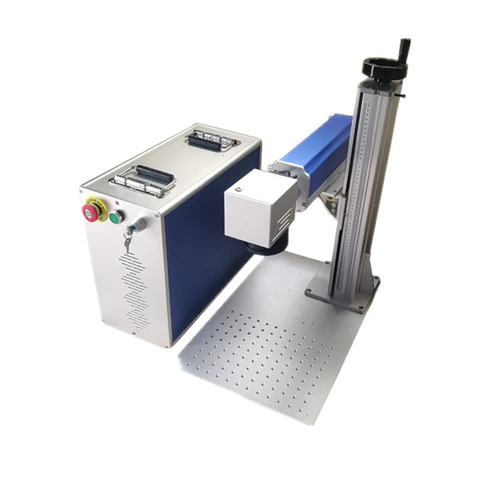 2022 Hot Sell 20w/30w/50W Portable Fiber Laser Marking Machine with Rotary  Has a Good Quality ► Photo 1/6
