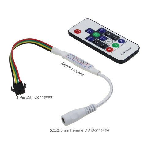 WS2813 WS2815 LED Controller DC 5V 12V Wireless RF Remote Dream Color Controller for WS2815 WS2813 WS2813B WS2815B CS8812 TM1809 ► Photo 1/6