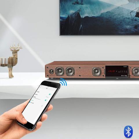CAV TM1200A Bluetooth Home Theater Surround Sound Soundbar TV Subwoofer Vintage Speaker Wireless Column ► Photo 1/6