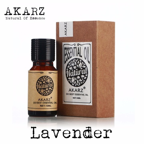 AKARZ Famous brand natural aromatherapy lavender essential oil acne Scar repair Help sleep skin care slimming lavender oil ► Photo 1/6